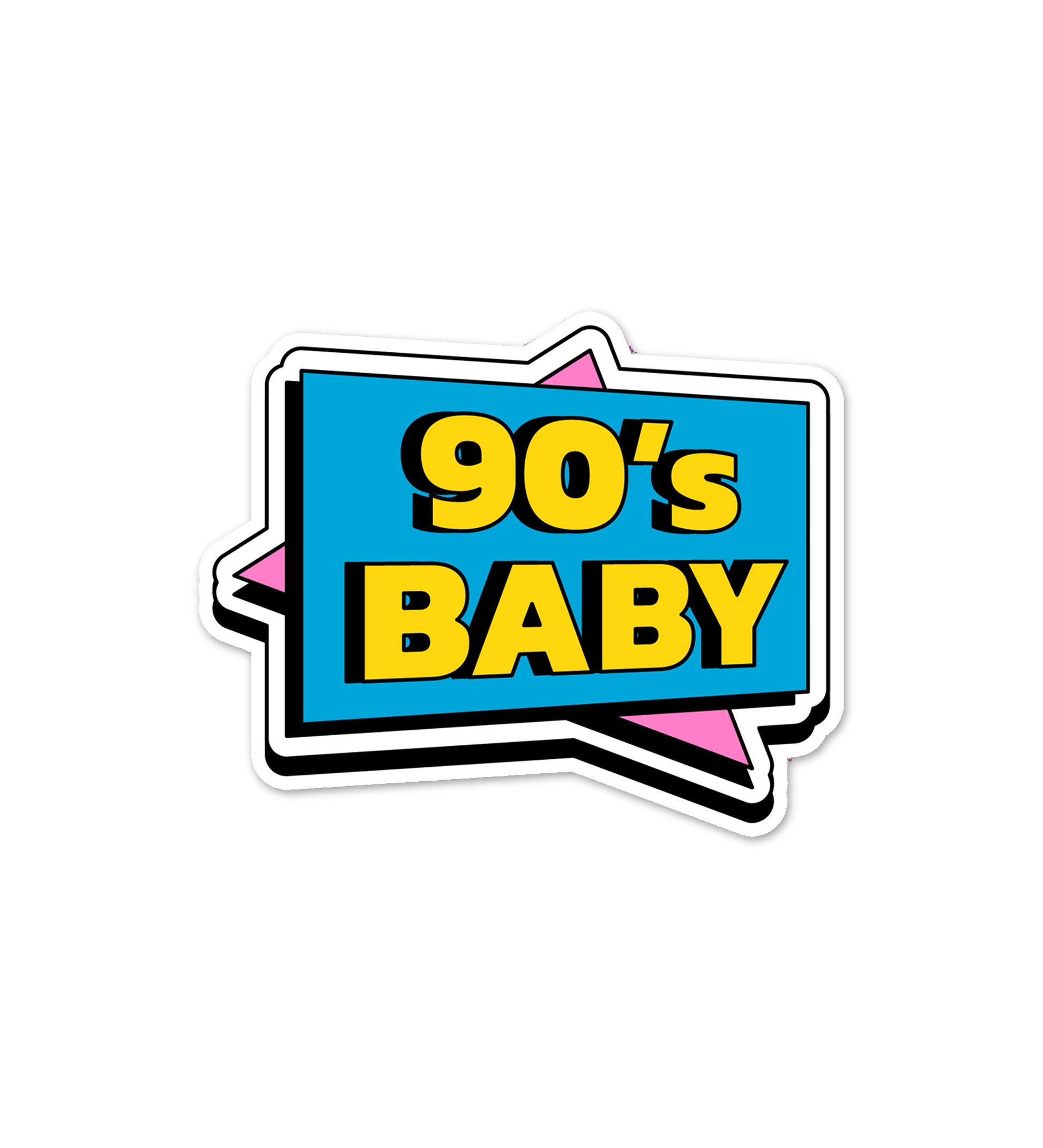 90s Baby  Laptop   Mobile Sticker