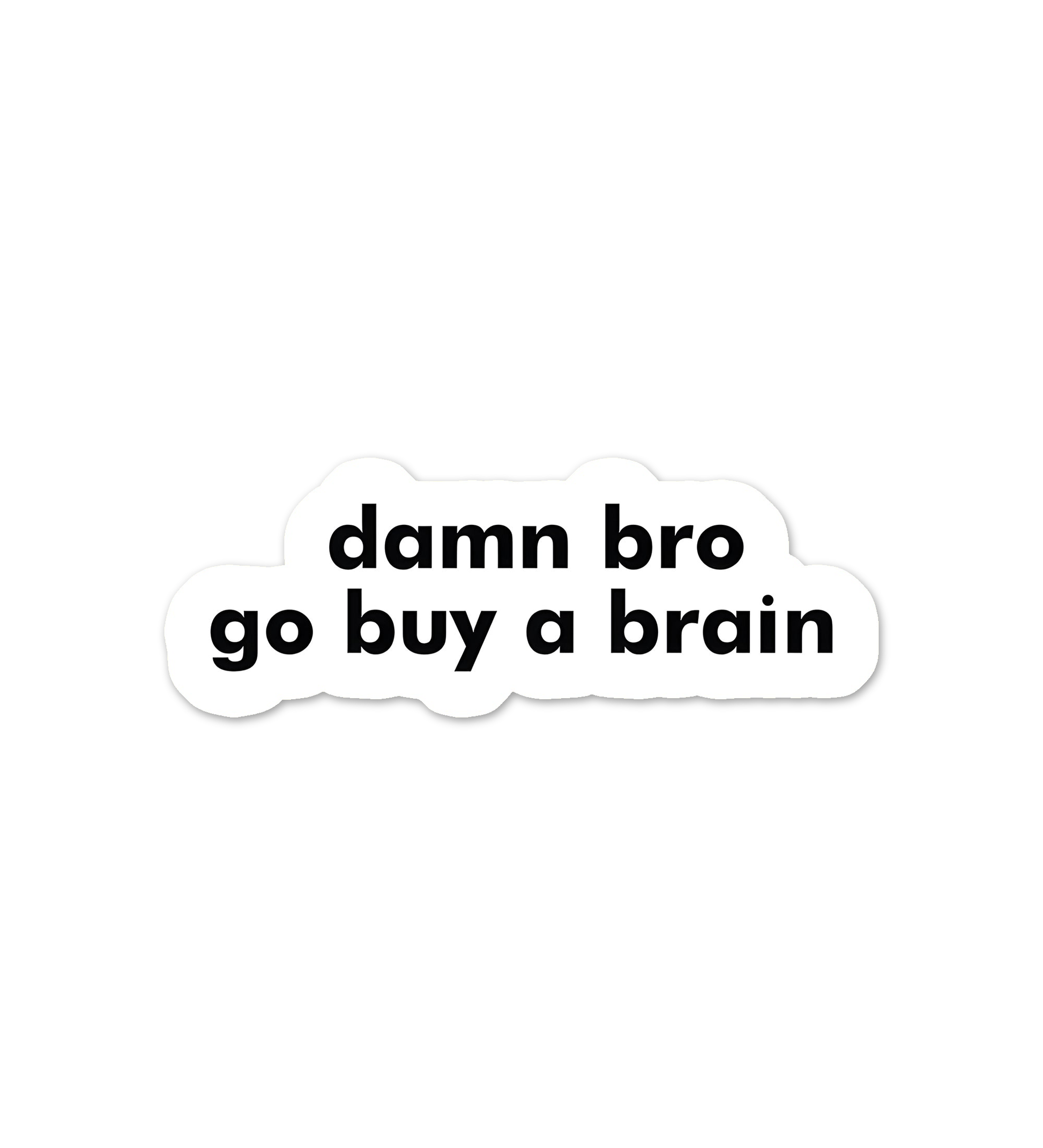 Buy A Brain   Laptop  Mobile Stickers