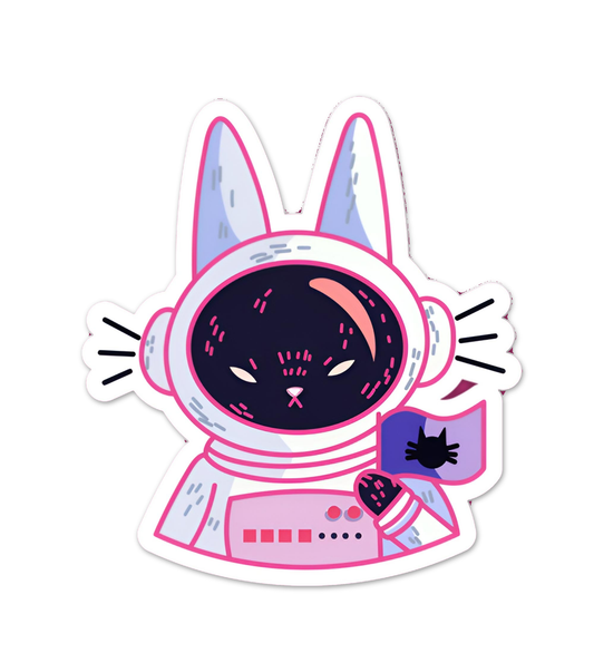 Cat In A Space Suit Stickers