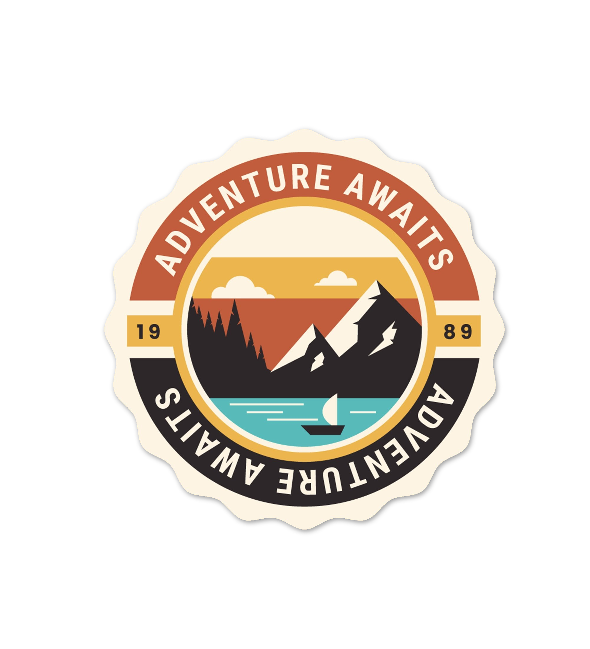 Adventure Awaits Sticker