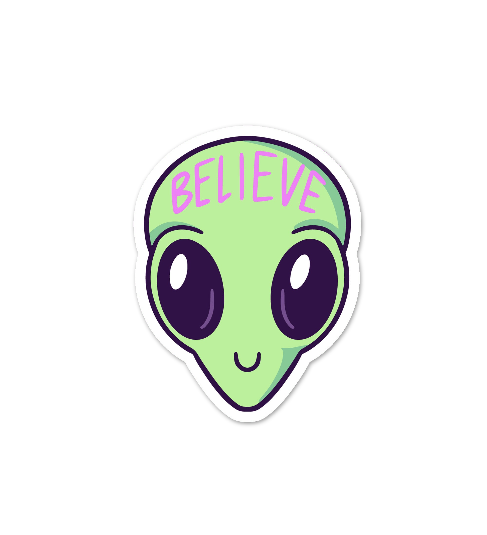 Believe In Aliens Sticker