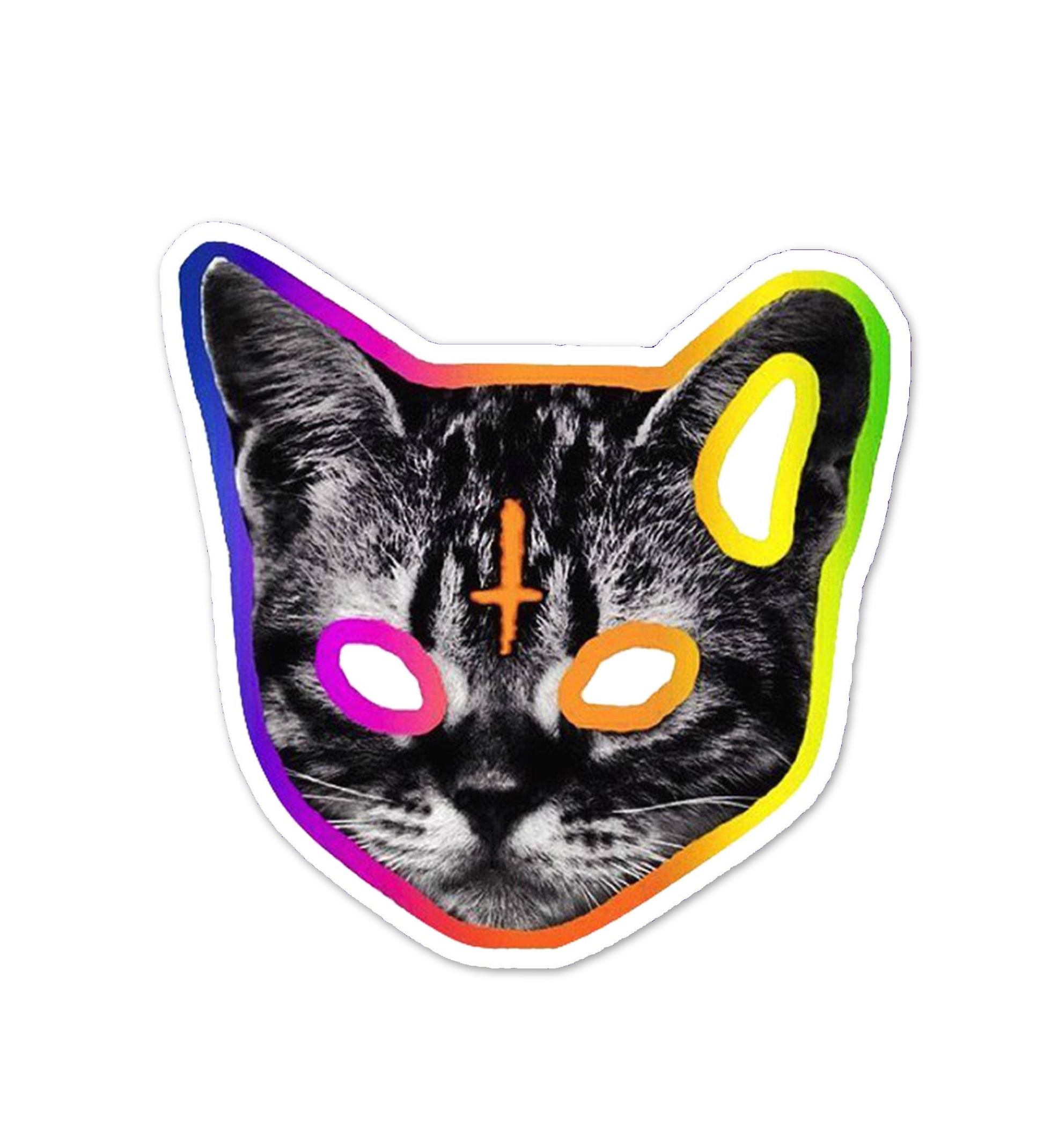 Alien Cat Sticker