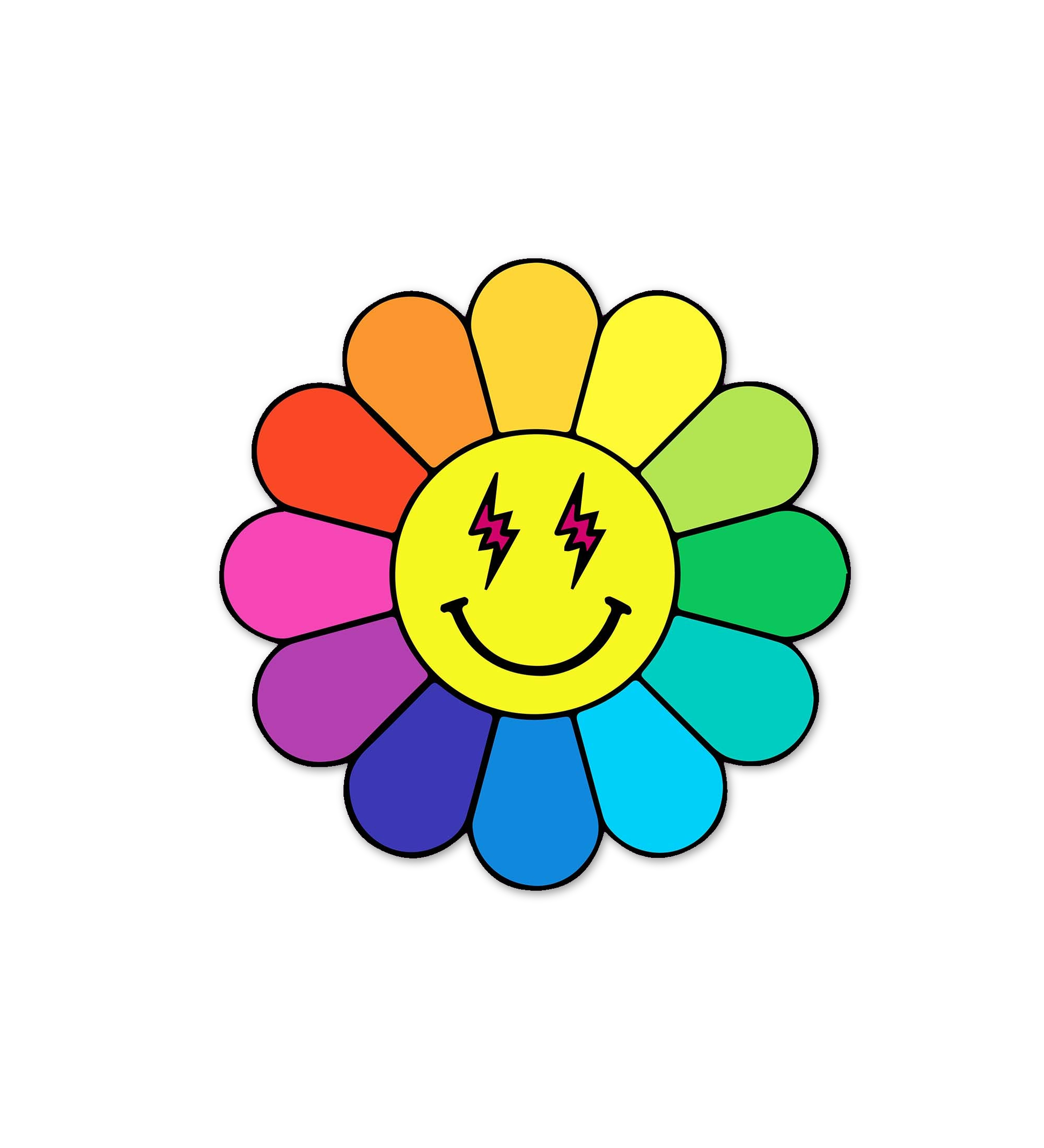 Bad Bunny Flower Sticker
