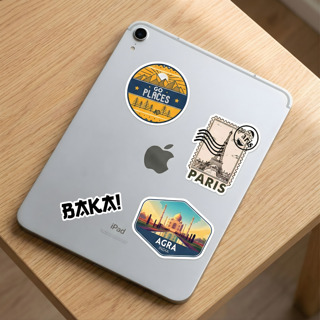 Baka Text   Laptop  Mobile Stickers