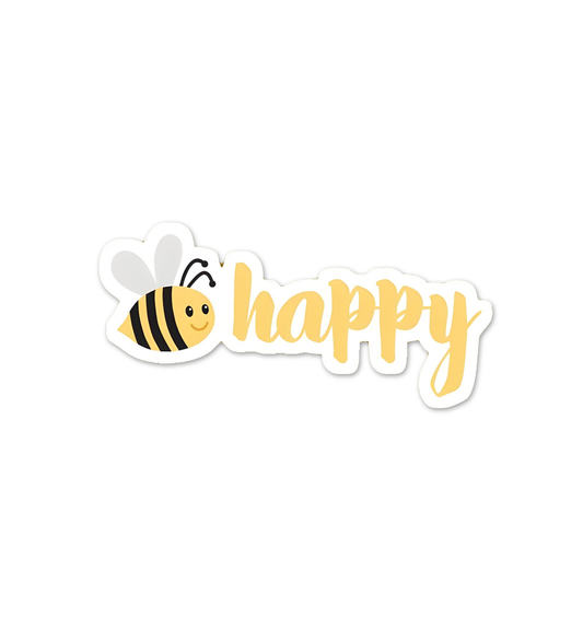 Be Happy   Laptop  Mobile Stickers