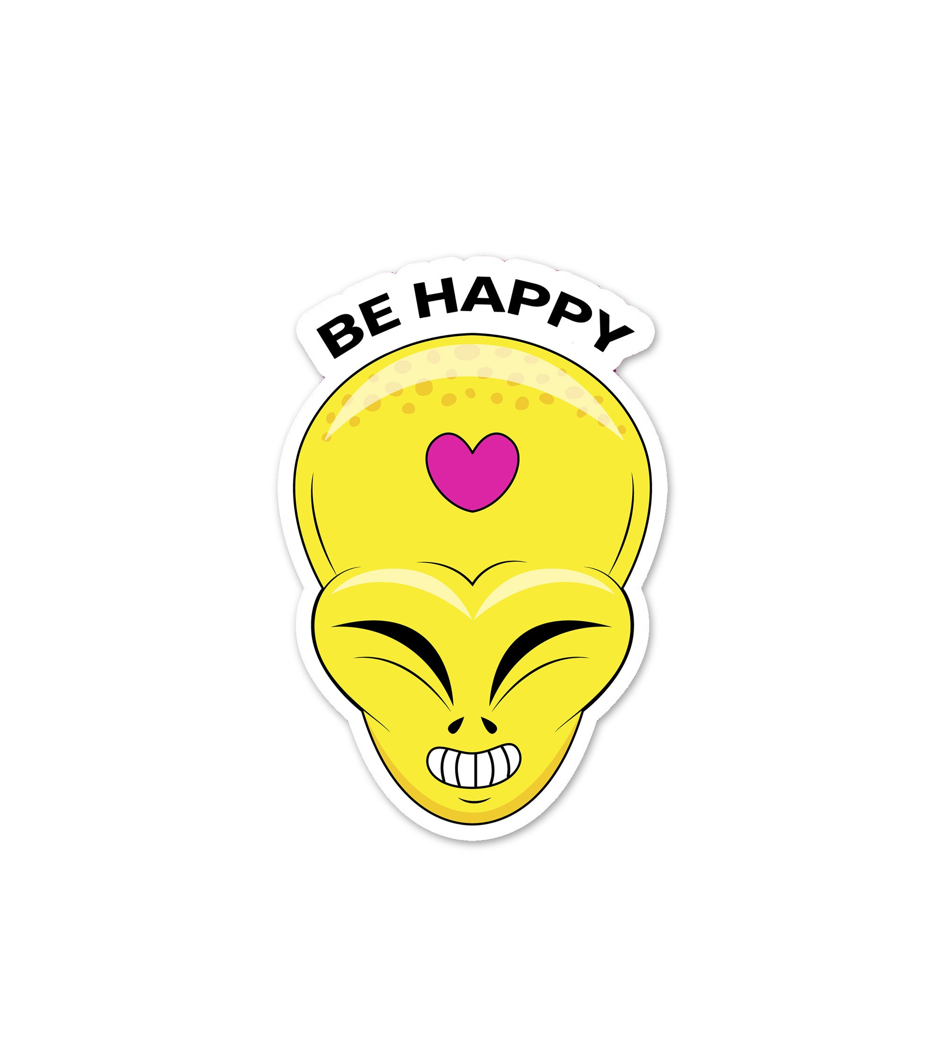 Be Happy Sticker