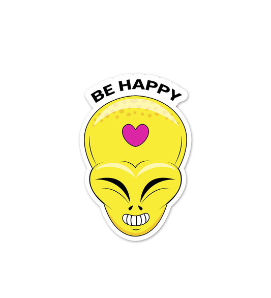 Be Happy Sticker