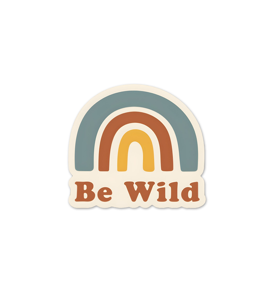 Be Wild Sticker