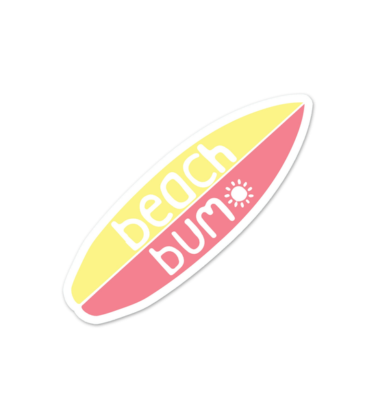 Beach Bum Sticker