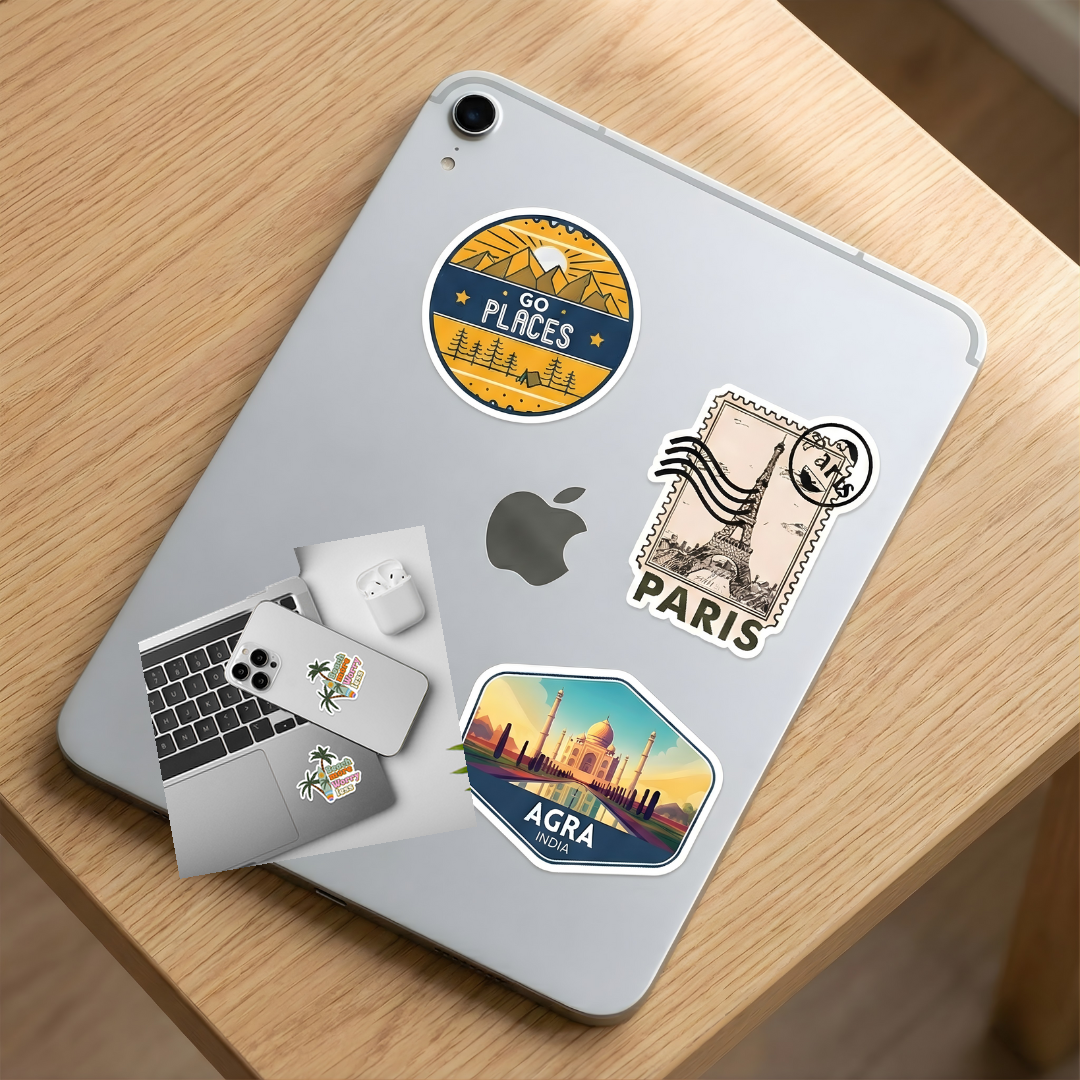Beach More   Laptop  Mobile Stickers