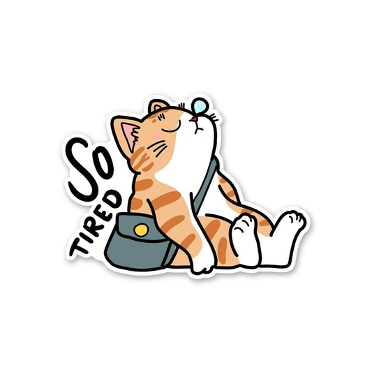 So Tired Sleepy Kitty