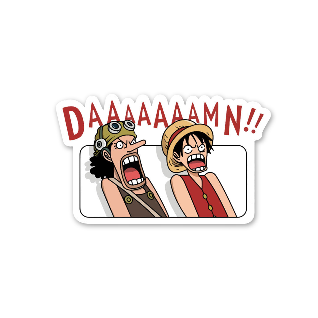 Anime Shock Reaction Sticker