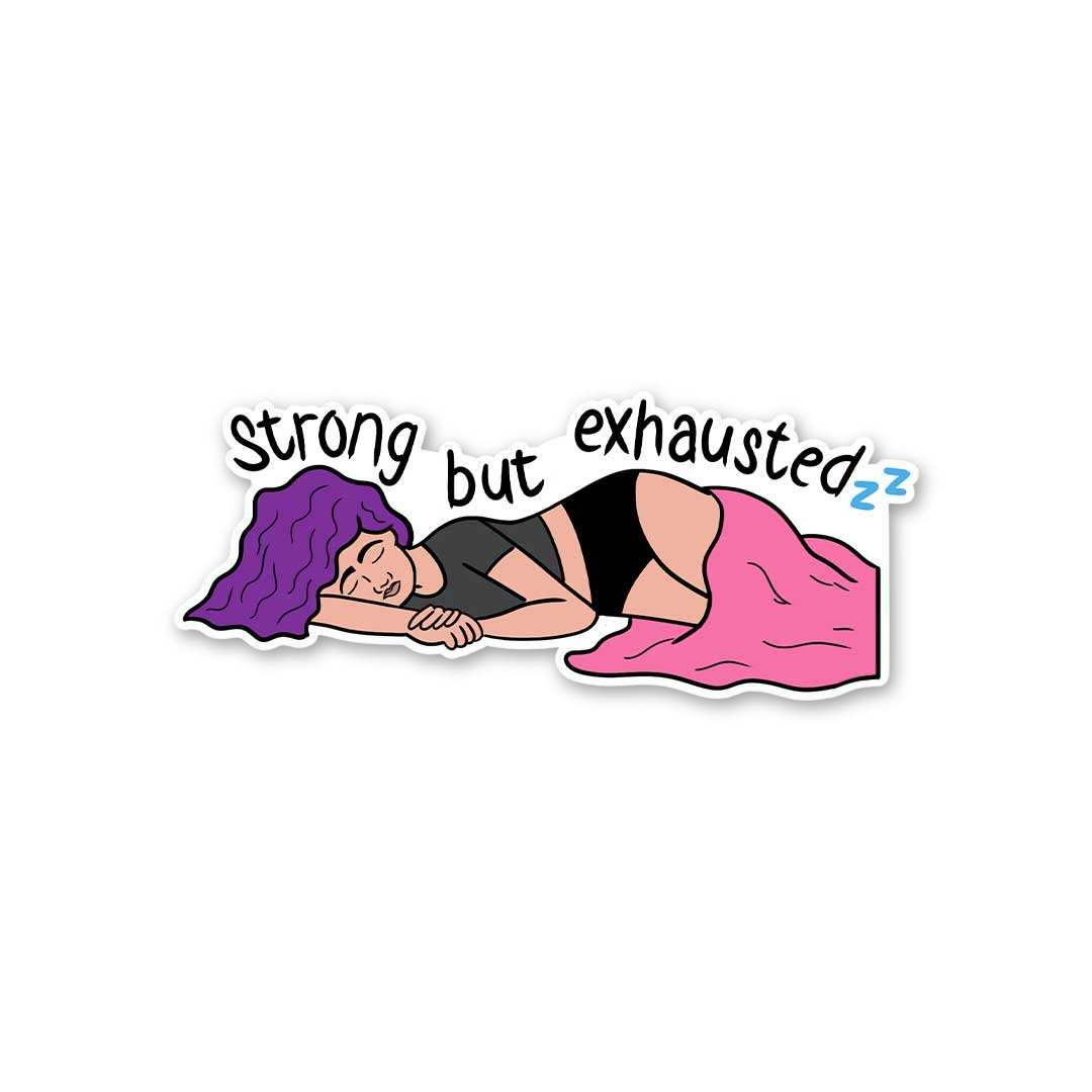Strong But Exhausted Nap