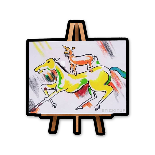 Quirky Horse Companion Art