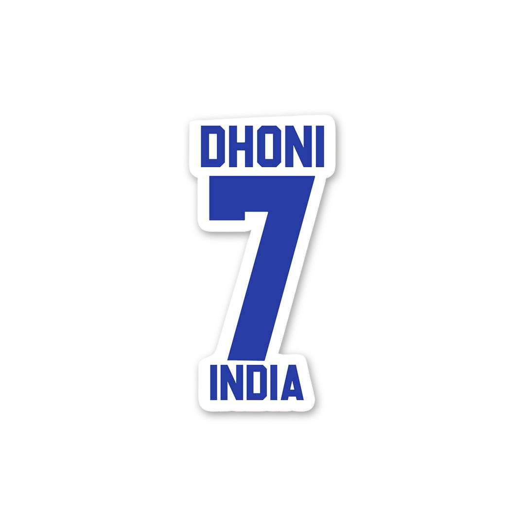 Dhoni 7 India Tribute