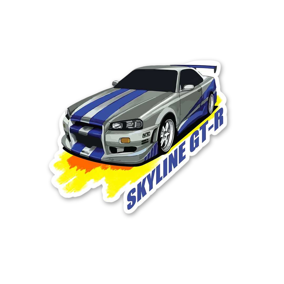 Blue Stripe GT-R