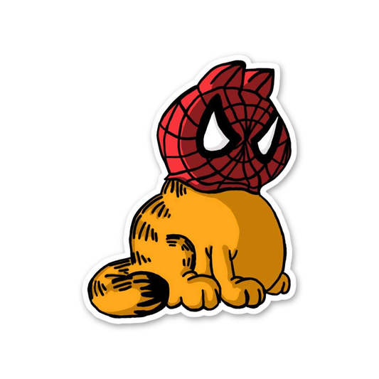 Web-Slinging Orange Cat