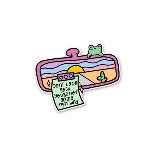 Forward Focus Frog Sticker