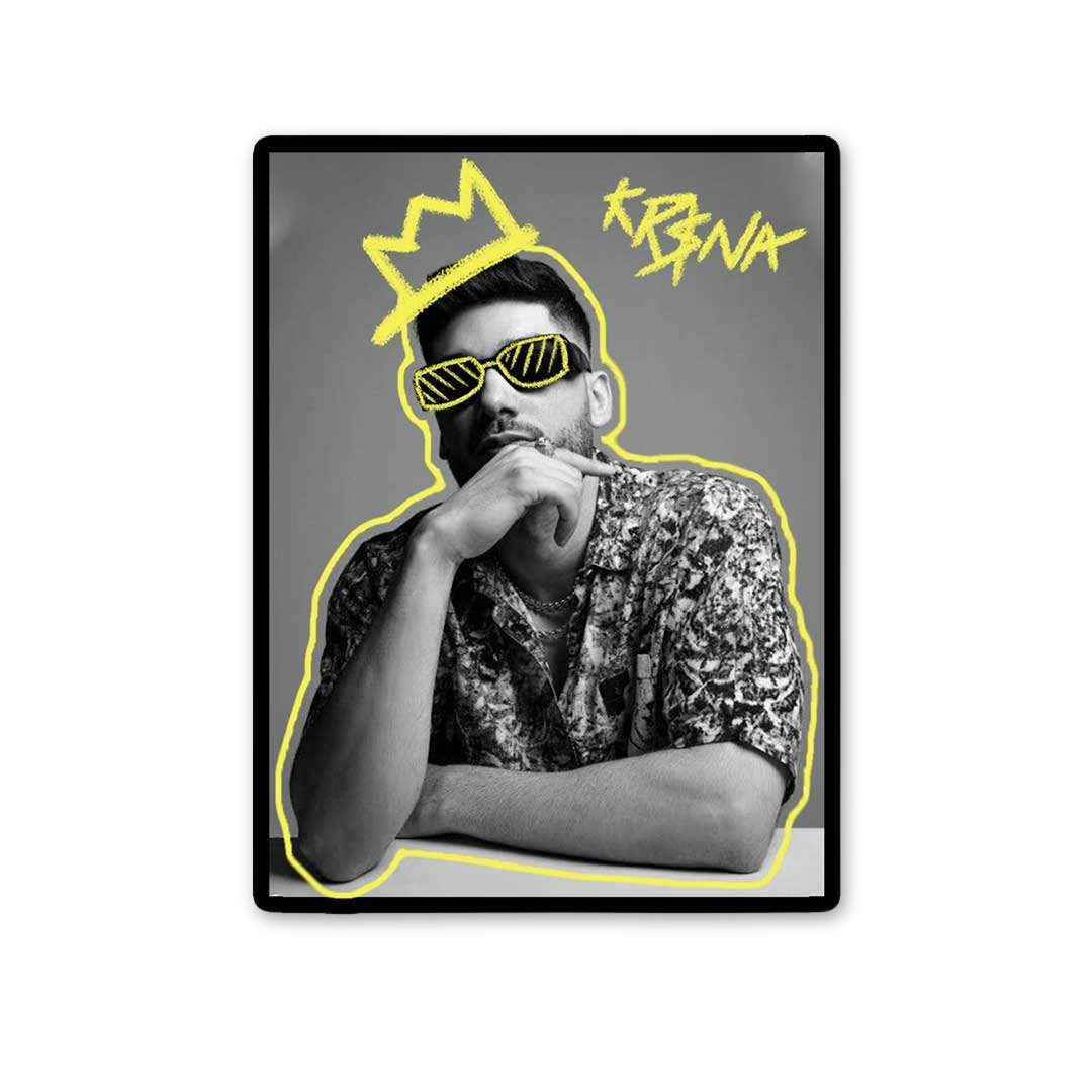 Bold Yellow Crown King