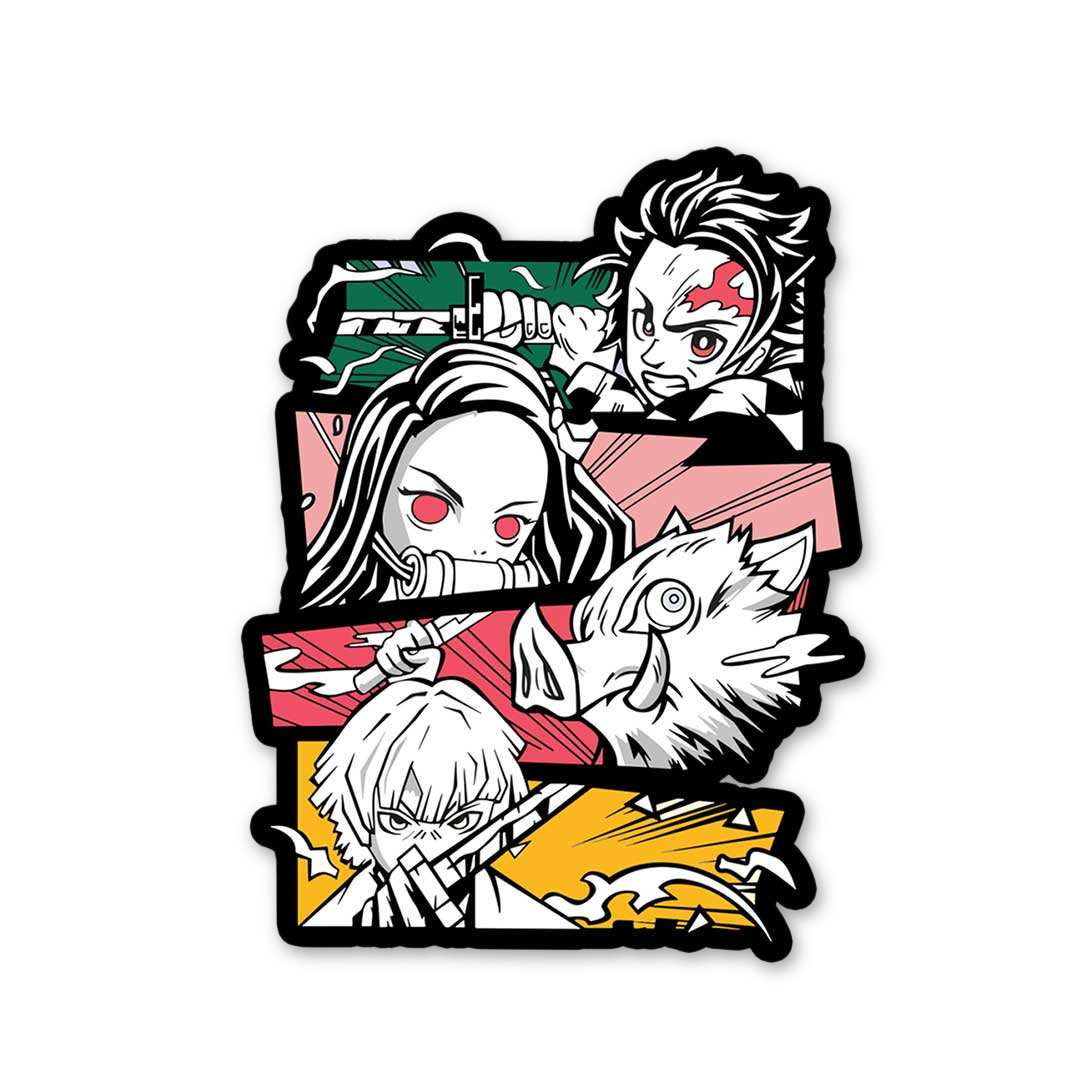 Demon Slayer Squad Art