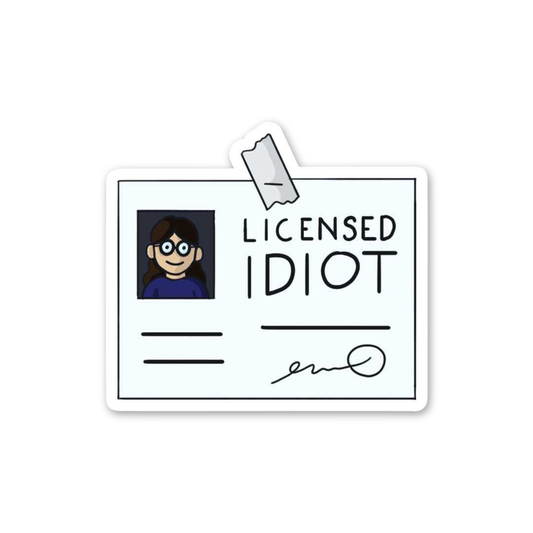 Official Licensed Idiot Card