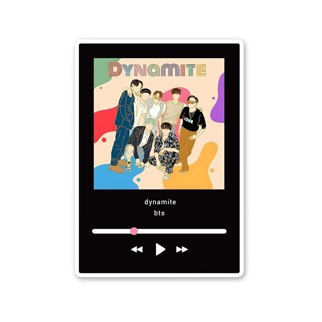 BTS Dynamite Player Sticker