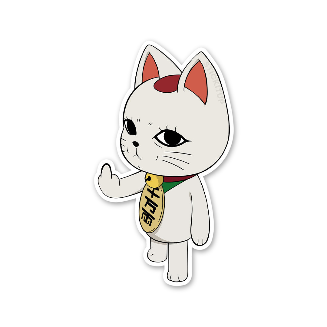 Maneki Neko Flip Off