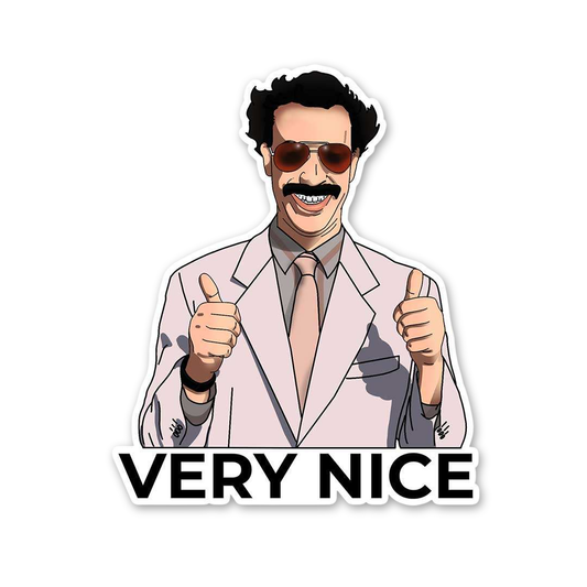 Very Nice Borat Sticker