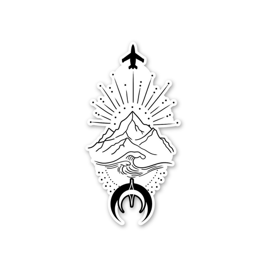 Mystical Mountain Travel Badge
