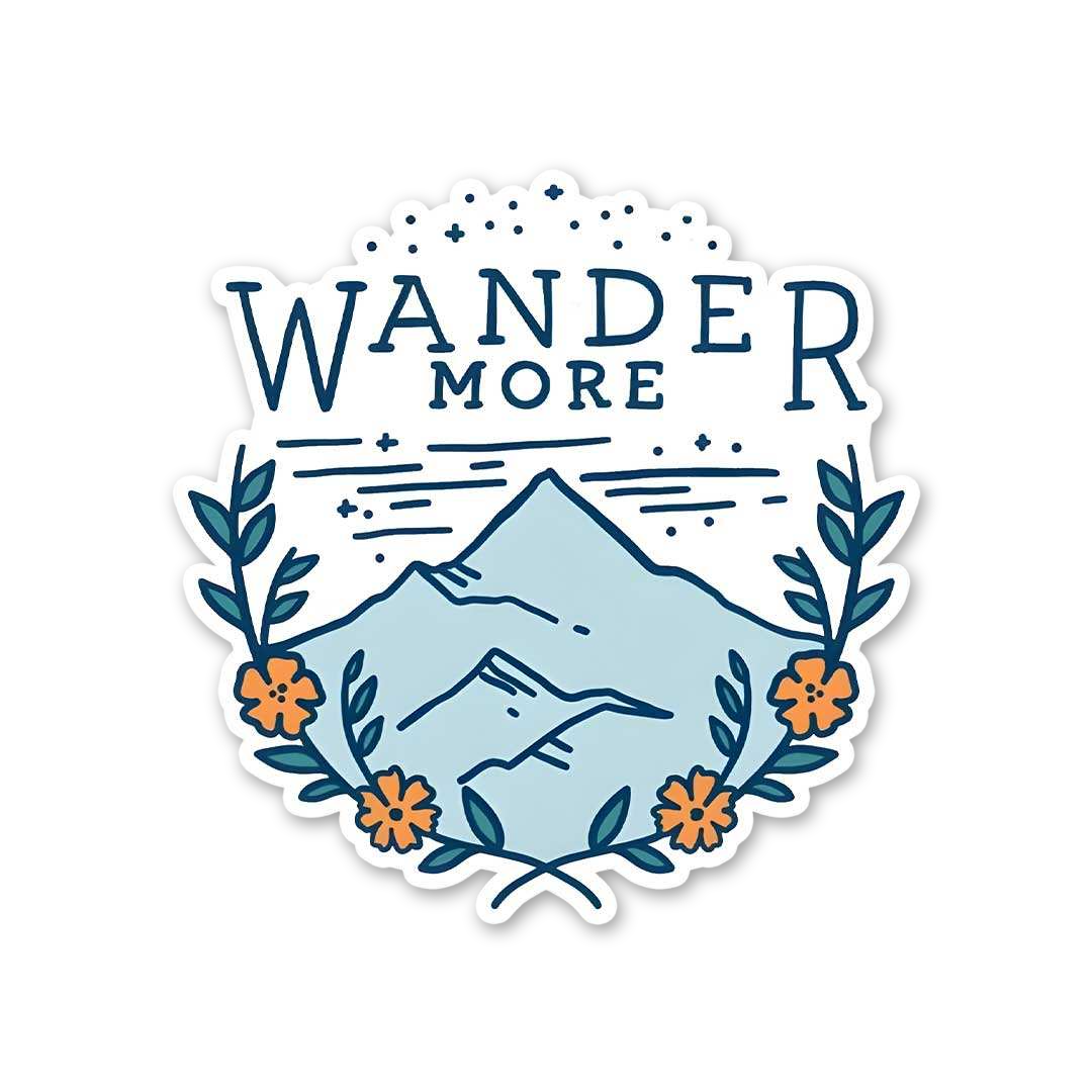 Wander More Mountain Badge