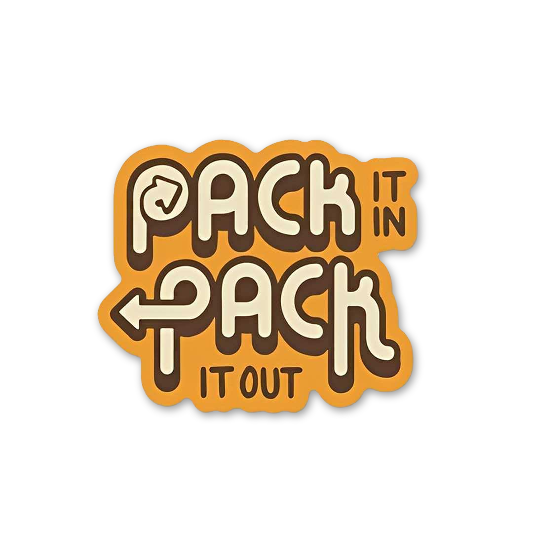 Pack It In Out Sticker