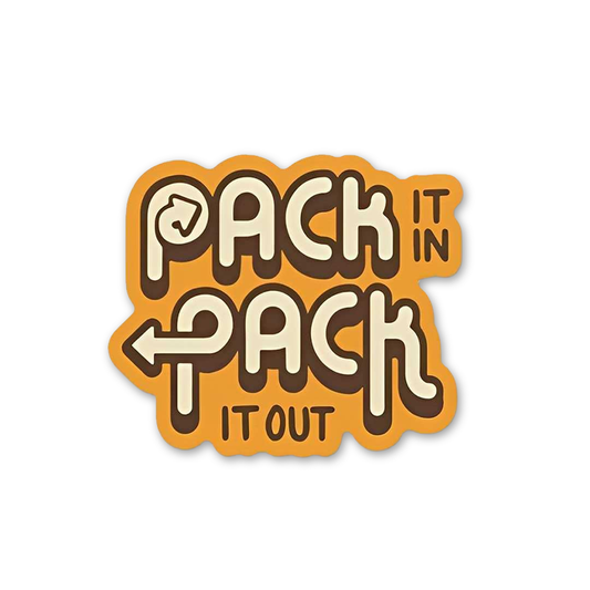 Pack It In Out Sticker