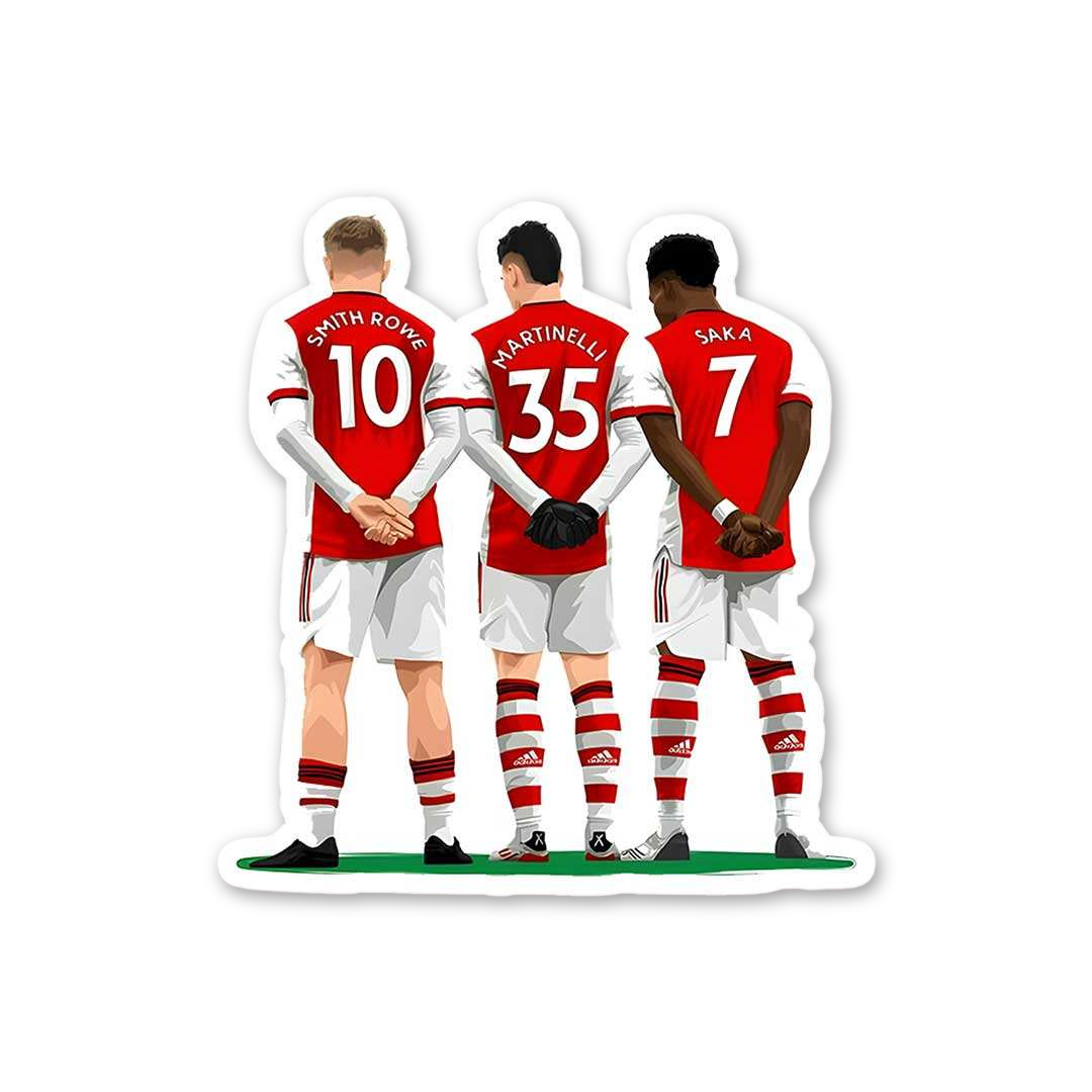 Arsenal Young Gunners Trio