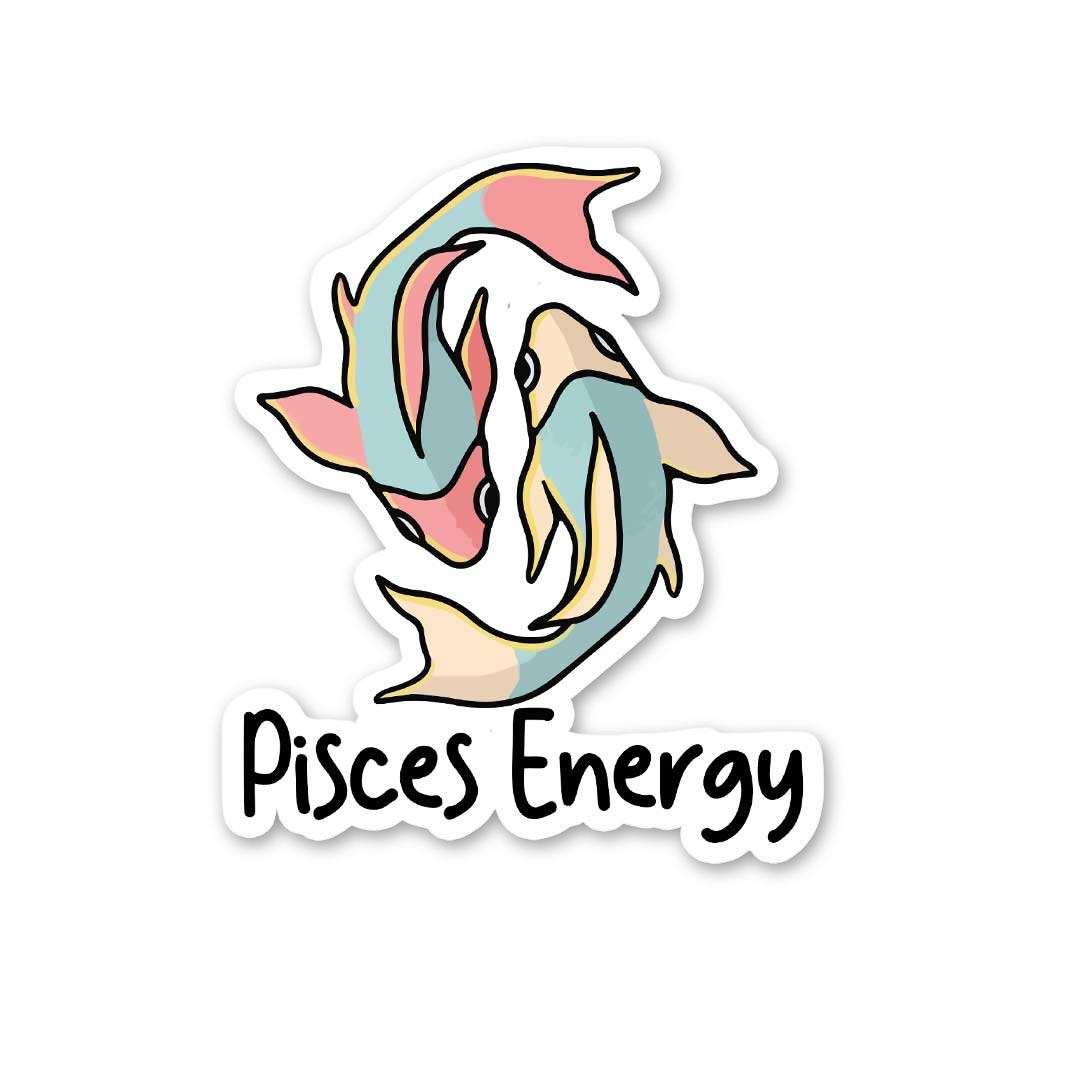Pastel Pisces Energy Sticker