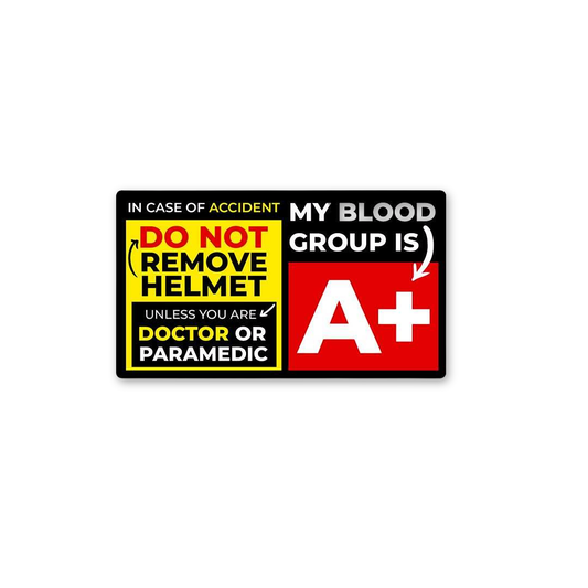 Critical Rider Emergency Decal