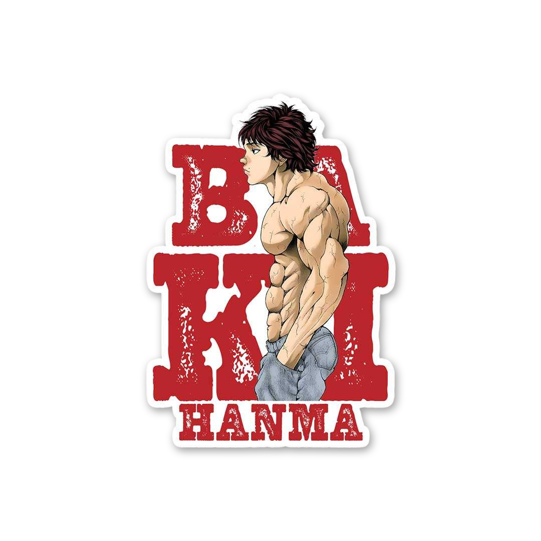Baki Hanma Muscle Sticker