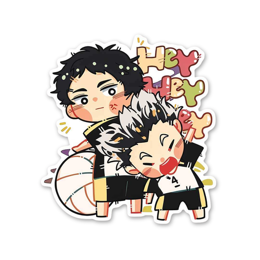 Bokuto Akaashi Chibi Duo