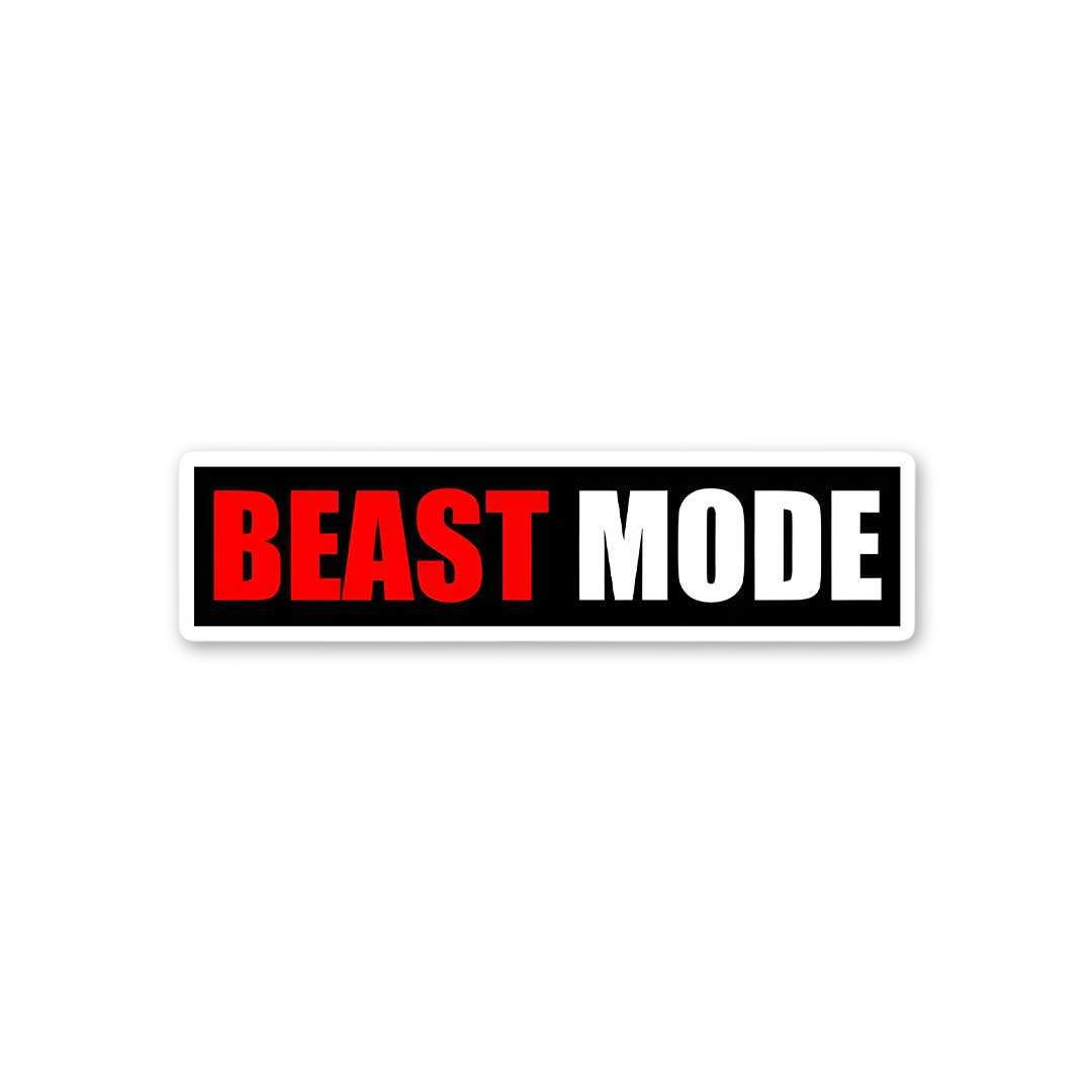 Aggressive Beast Mode Decal