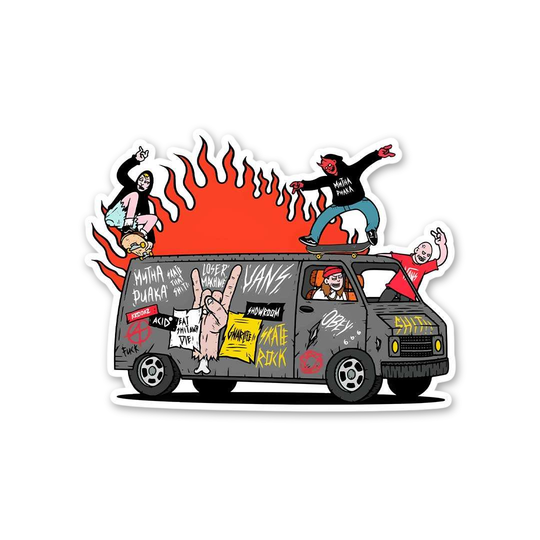 Fiery Skate Van Crew