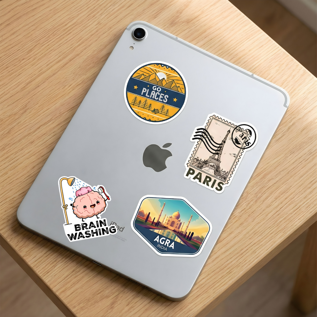 Brain Washing Pun Sticker