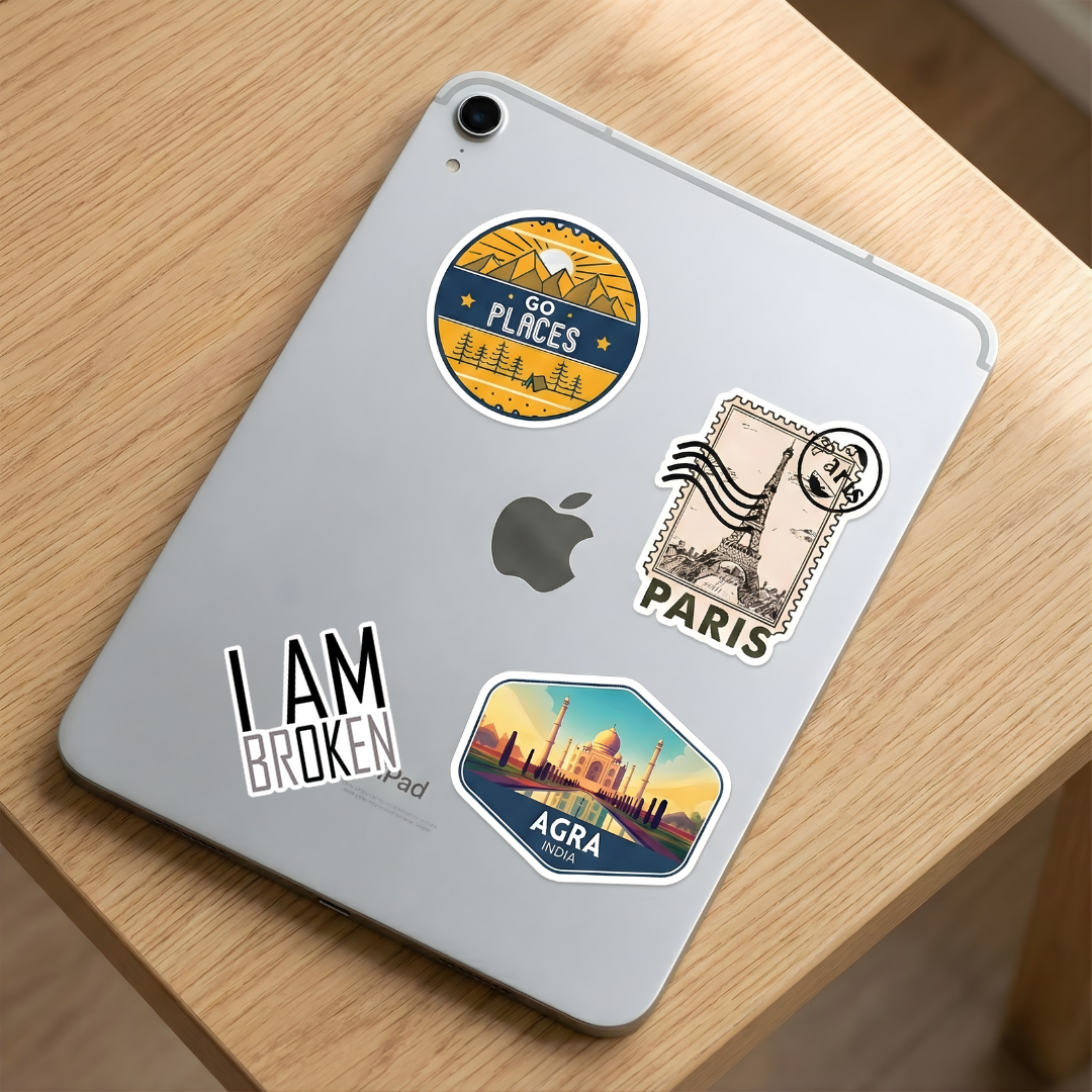 Stark Broken Text Sticker