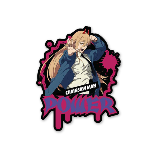 Anime Power Splash Sticker