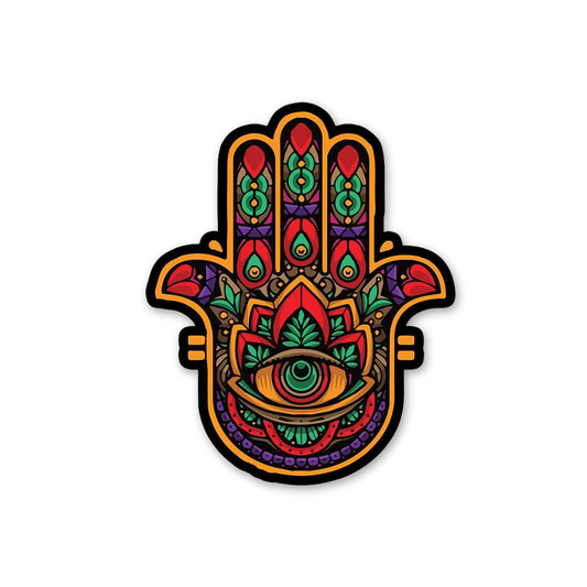 Vibrant Hamsa Eye