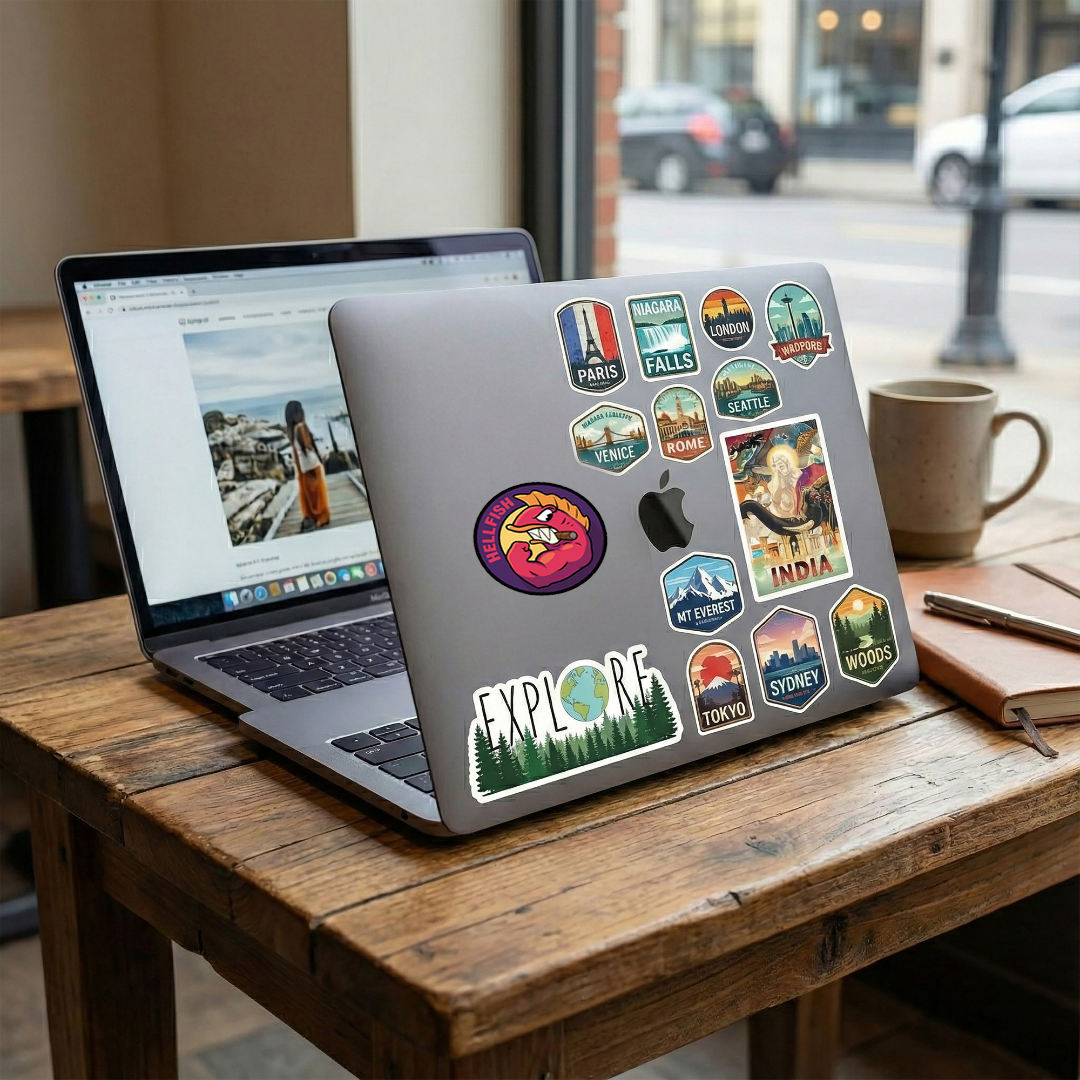 Hellfish Mascot Sticker