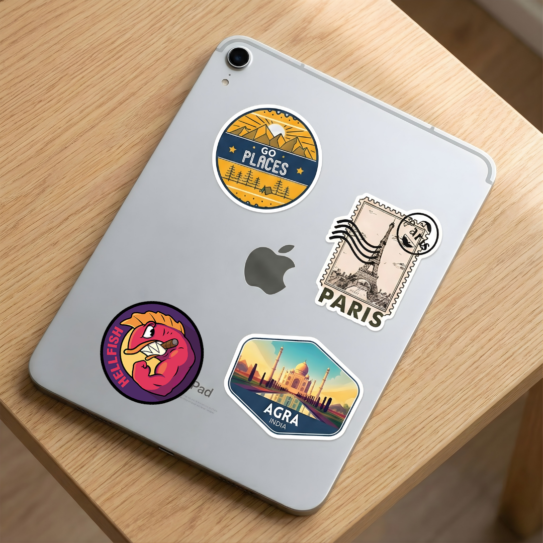 Hellfish Mascot Sticker