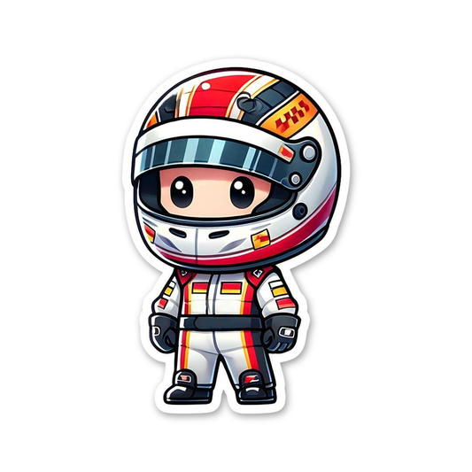 Cute Chibi Race Driver