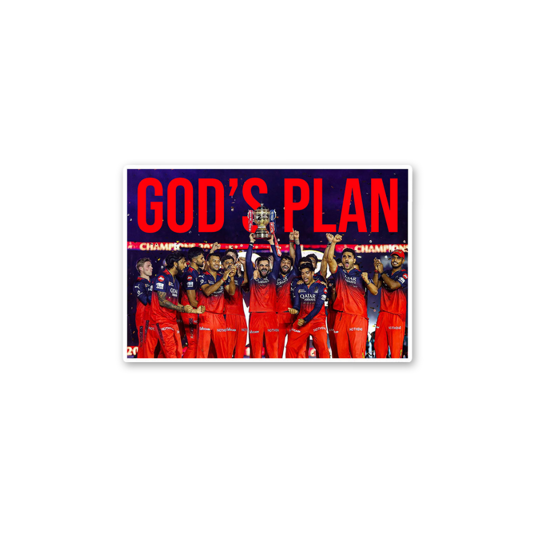 God's Plan Victory Sticker
