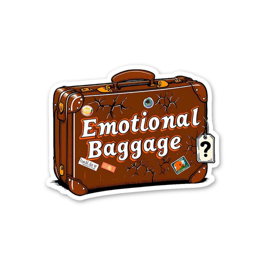 Emotional Baggage Vintage Suitcase