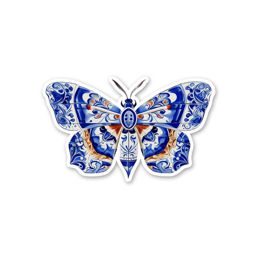 Azulejo Butterfly Tile Art