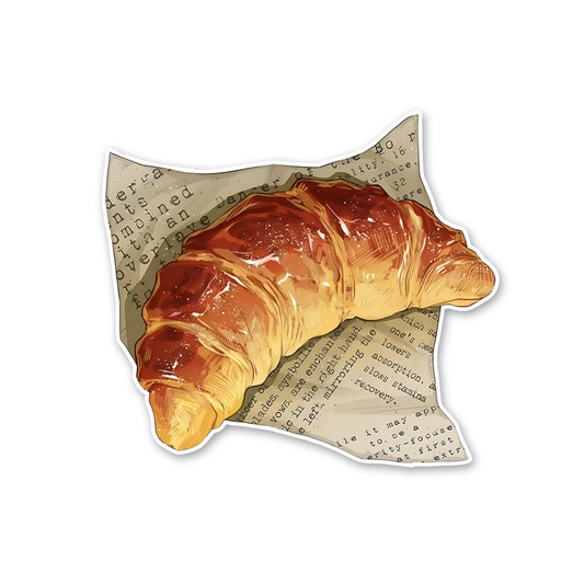 Buttery Croissant Art Print
